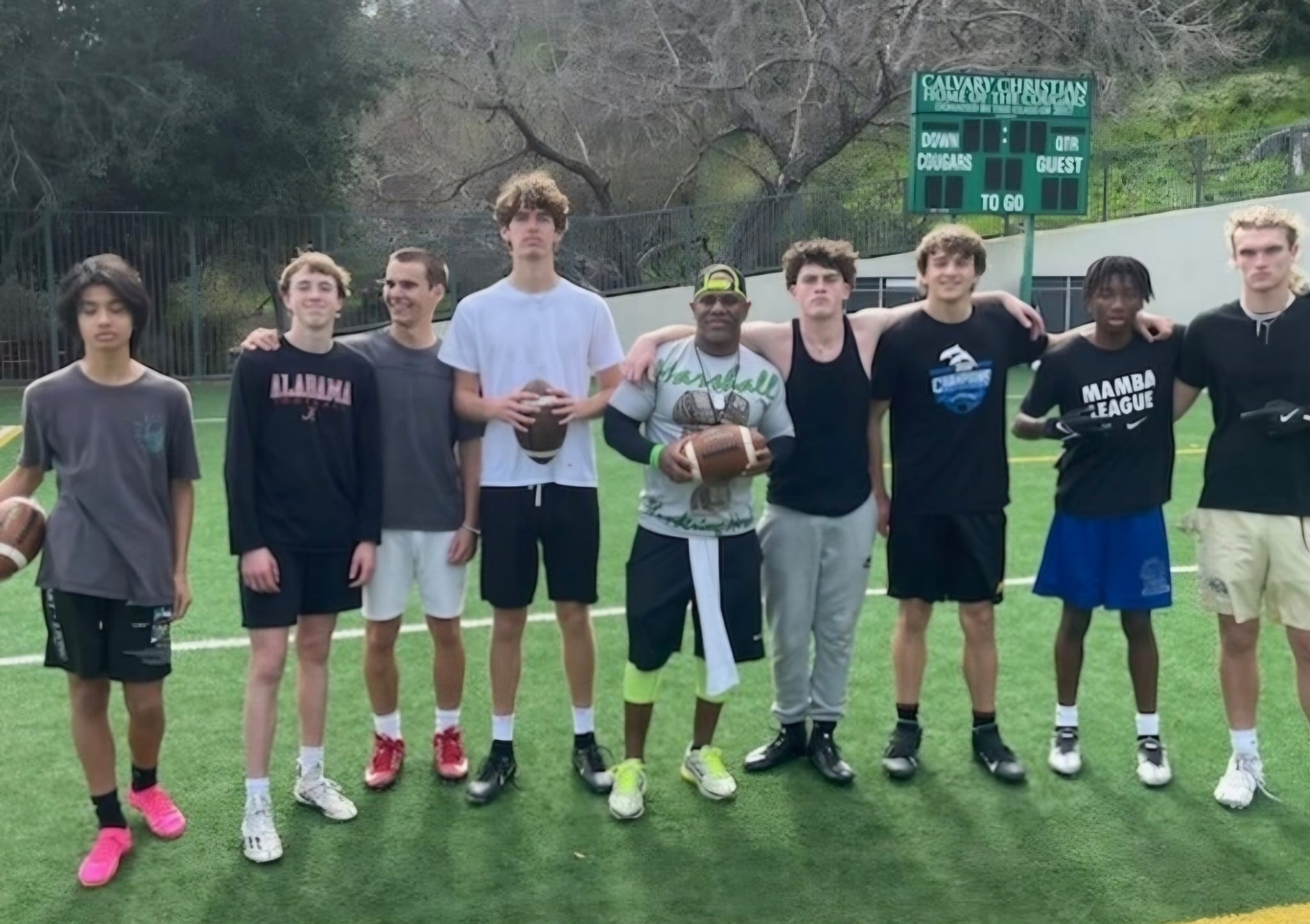 Youth football camp