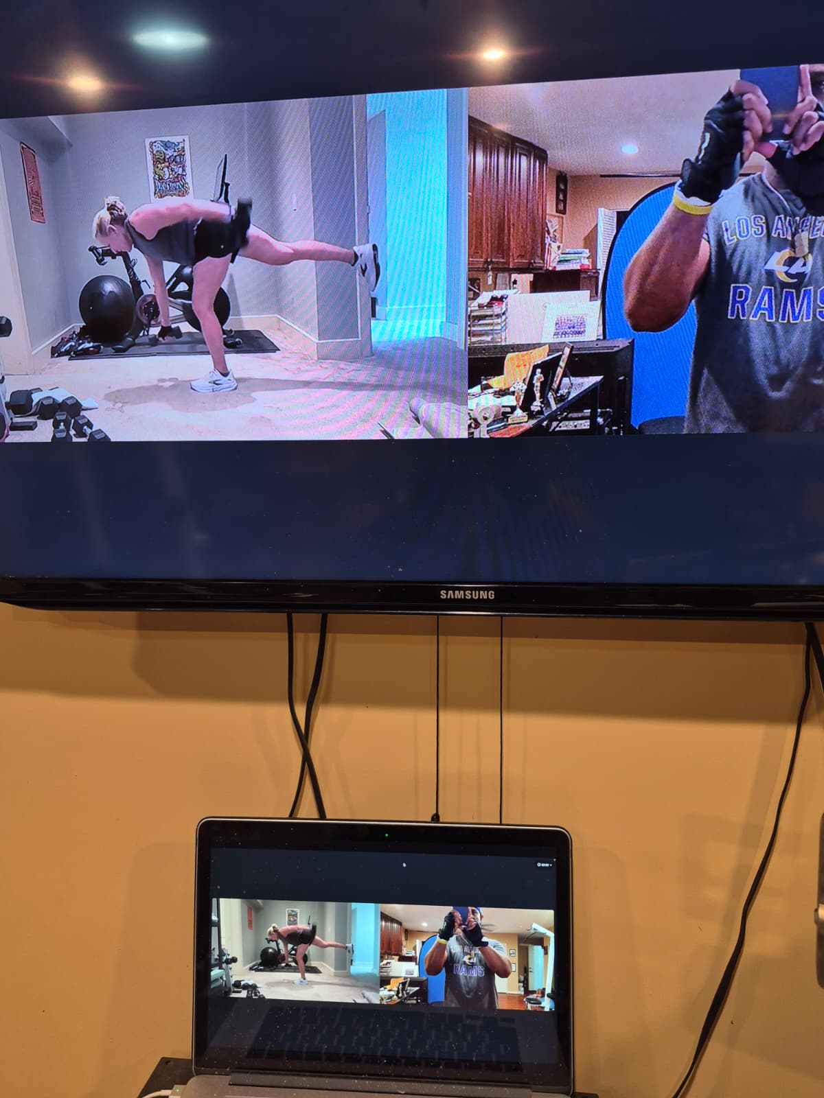 Live online personal training session with Coach Todd